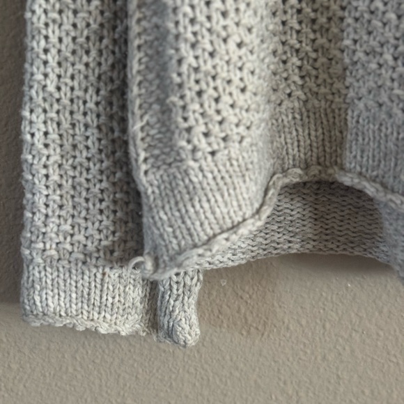 Free People Heather Gray Knit Sweater - Picture 10 of 12